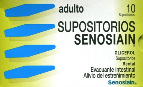 SENOSIAIN ADULTO C/10 SUPOSITORIOS DE GLICEROL
