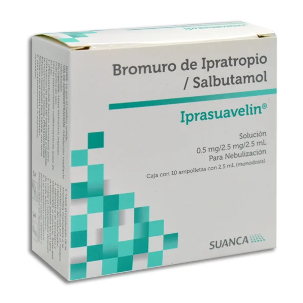 IPRASUAVELIN  BROMURO DE IPRATROPIO 0.50 MG SALBUTAMOL 2.50 MG