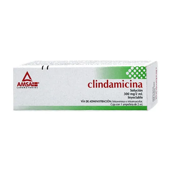 CLINDAMICINA 300.00 MG AMSA AMPOLLETA C/1