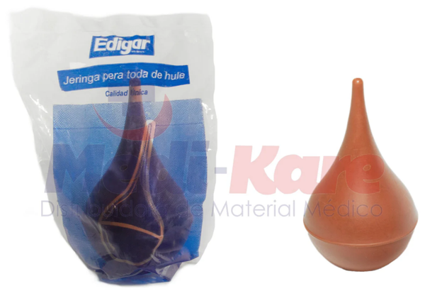 EDIGAR JERINGA PERA TODA DE HULE N.3