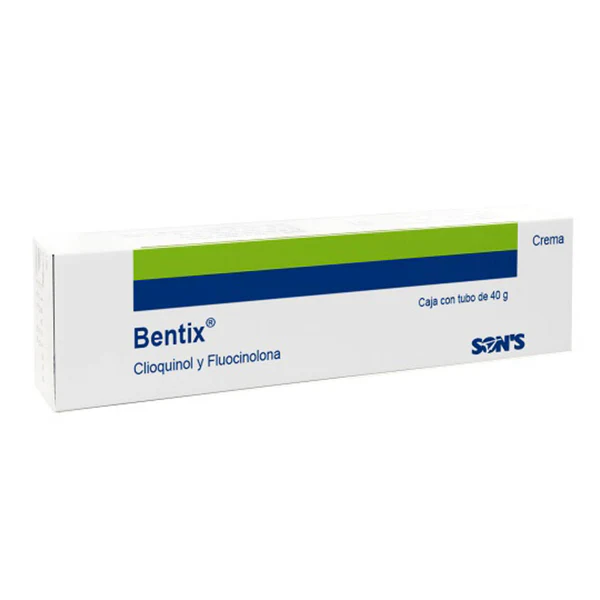 BENTIX (FLUOCINOLONA 0.01 G CLIOQUINOL 3.00 G) CREMA