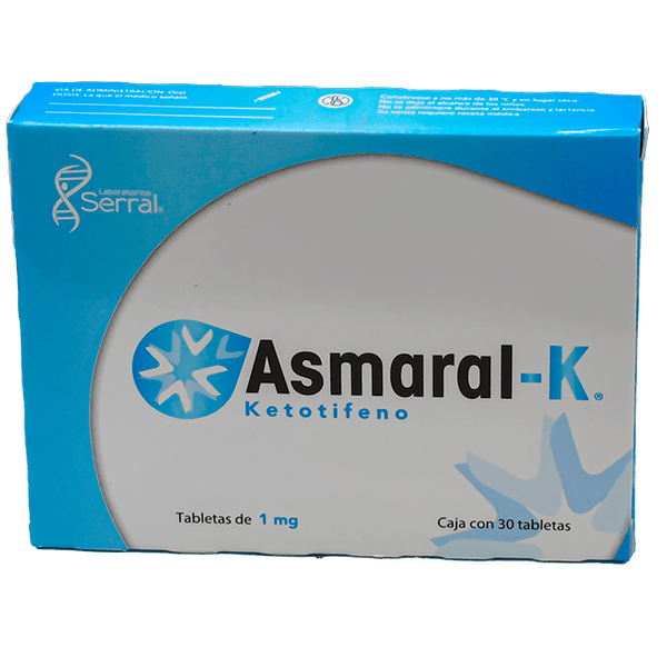 ASMARAL-K (KETOTIFENO 1MG) 30TABS