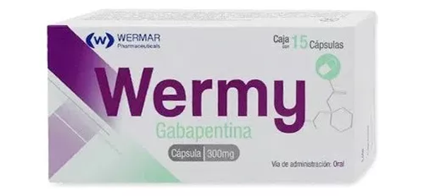 WERMY (GABAPENTINA 300MG) 15CAPS