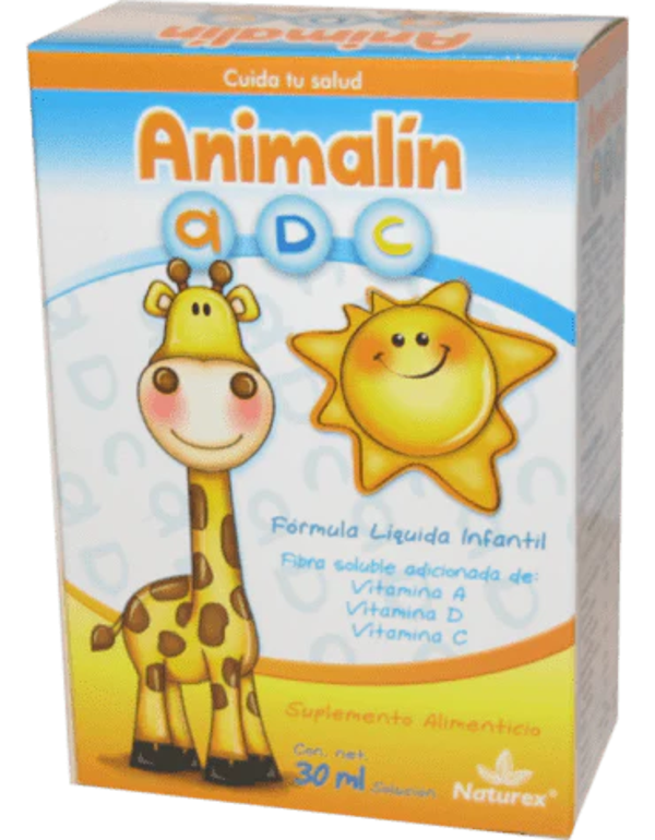 ANIMALIN A,D,C  VITAMINA A 1.50 UI VITAMINA D3 400.00 UI VITAMINA C 35.00 MG
