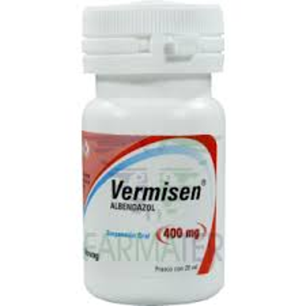 VERMISEN SOL. ALBENDAZOL 400.00 MG C/25ML