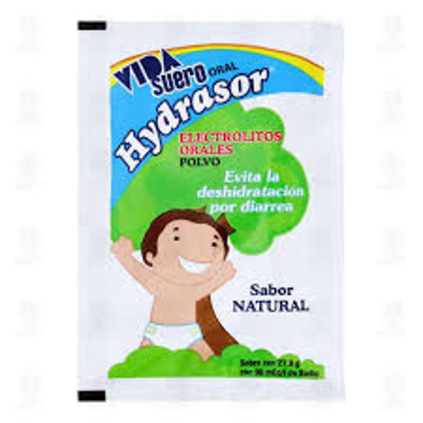 HYDRASOR NATURAL 27.9G GLUCOSA 20.00 G CLORURO DE SODIO 3.50 G CLORURO DE POTASIO 1.50 G CITRATO TRISODICO 2.90 G