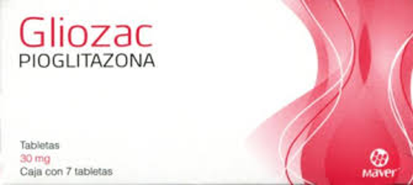 GLIOZAC PIOGLITAZONA 30.00 MG TABS C/7