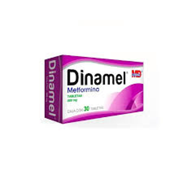 DINAMEL METFORMINA 500.00 MG TABS C/30