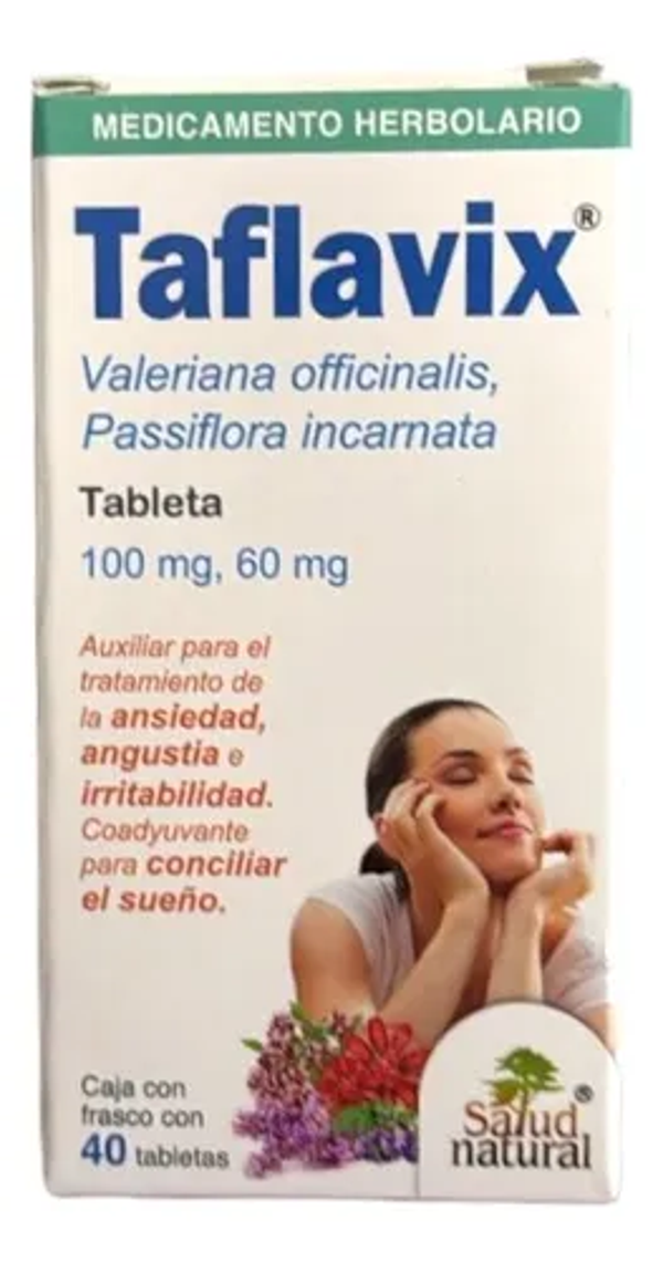 TAFLAVIX TABS (VALERIANA OFFICINALIS/PASSIFLORA INCARNATA)100MG 60MG
