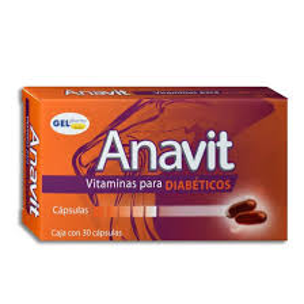ANAVIT CAPS (VITAMINA B1 5.00 MG VITAMINA B6 5.00 MG VITAMINA A 3.30 MG VITAMINA B12 0.01 MG VITAMINA C 100.00 MG