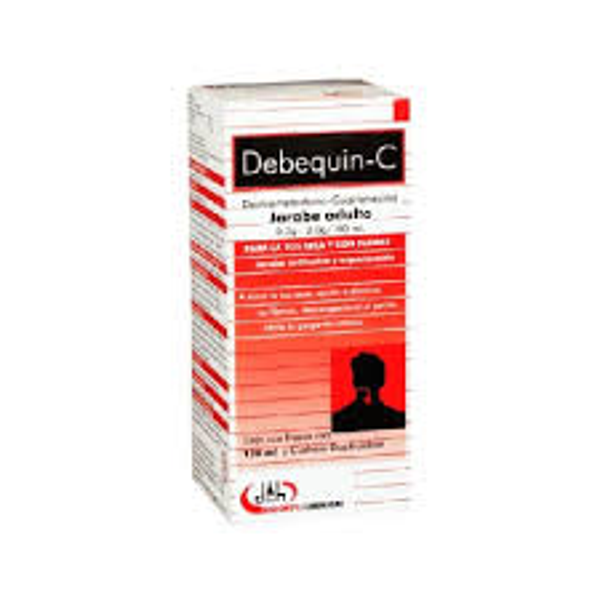 DEBEQUIN C JBE. ADULTO DEXTROMETORFANO 0.30 G GUAIFENESINA 0.20 G