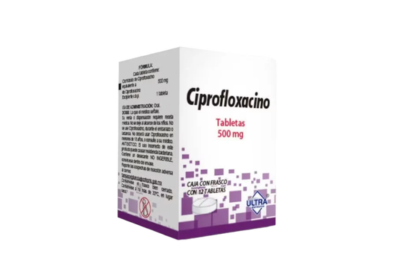 CIPROFLOXACINO 500.00 MG ULTRA C/12 TABS