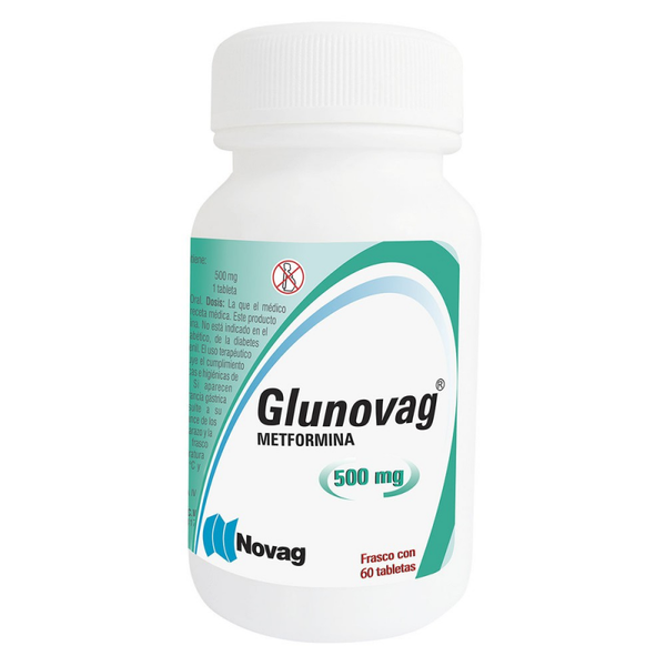 GLUNOVAG TABS (METFORMINA 500.00 MG)