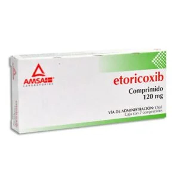 AMSA ETORICOXIB 120.00 MG COMPRIMIDOS C/7