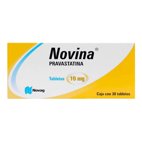 NOVINA PRAVASTATINA 10.00 MG C/30 TABS