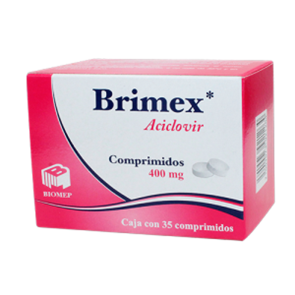 BRIMEX (ACICLOVIR) 400MG C/35 COMPRIMIDOS