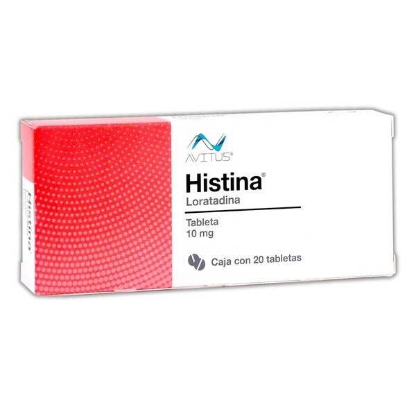 HISTINA LORATADINA 10MG  TABS C/20