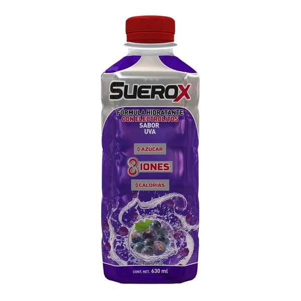 SUEROX SABOR UVA ELECTROLITOS ORALES 630ML
