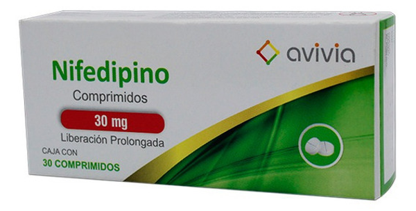 NIFEDIPINO 30MG C/30 COMPRIMIDOS AVIVIA