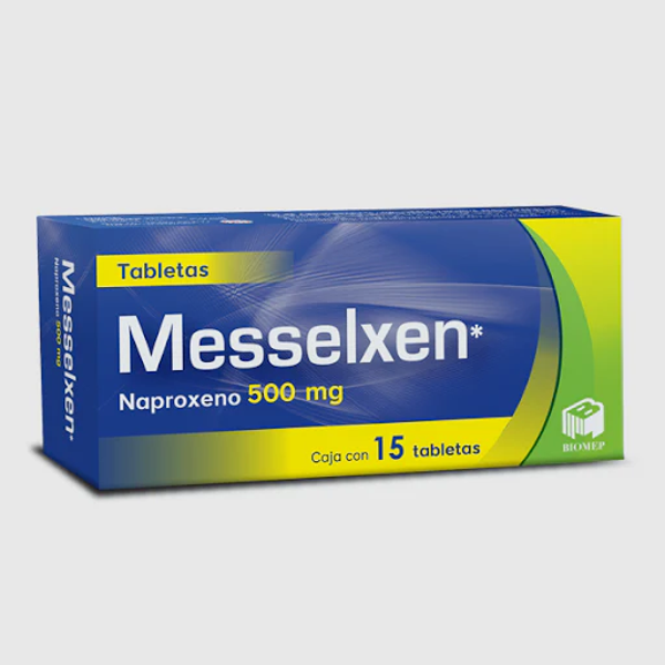 MESSELXEN (NAPROXENO 500MG TABS C/15)