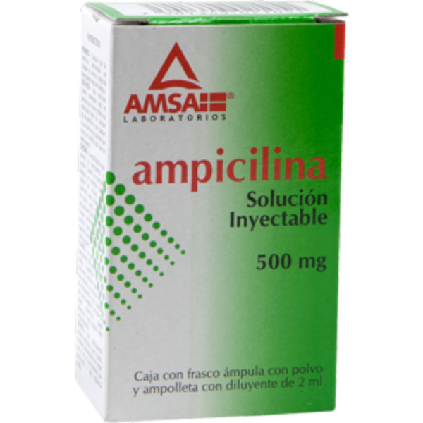 AMPICILINA 500MG INYECTABLE AMSA