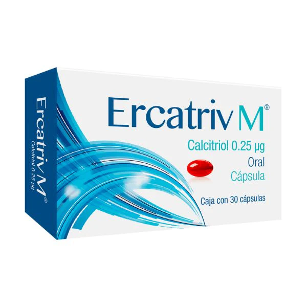 ERCATRIV M C/30 CAPS (CALCITRIOL 0.25 MCG)