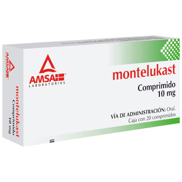 MONTELUKAST 10MG AMSA C/20 COMPRIMIDOS