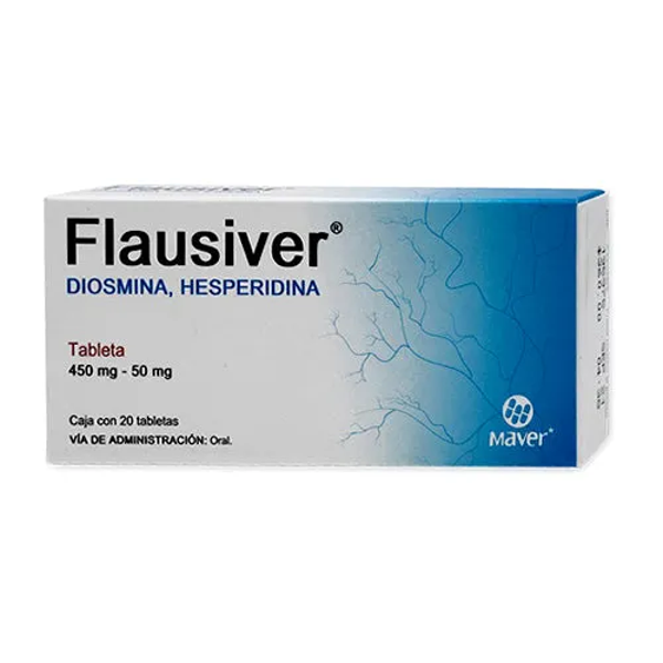 FLAUSIVER TABS (HESPERIDINA 50.00 MG DIOSMINA 450.00 MG)