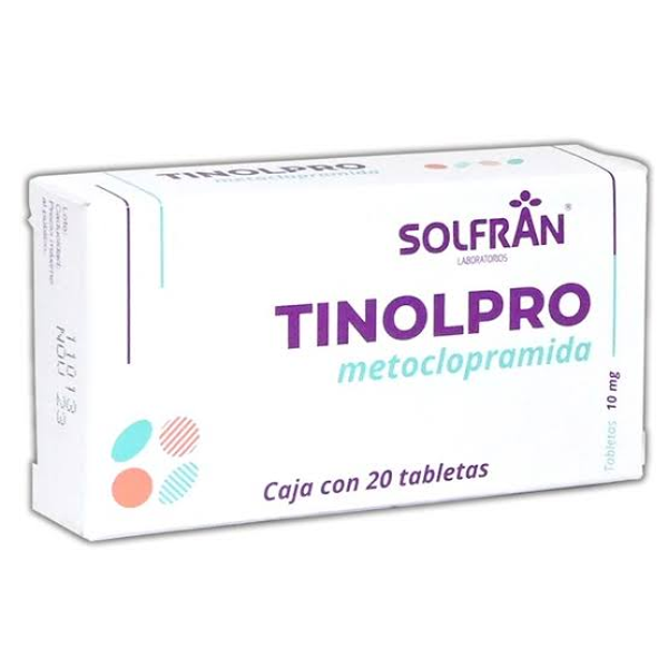 TINOLPRO TABS METOCLOPRAMIDA 10.00 MG
