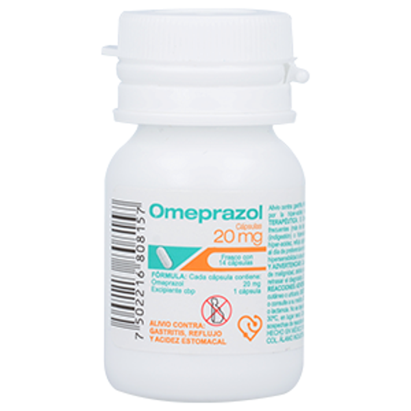 OMEPRAZOL 20MG C/14CAPS ULTRA VERDE