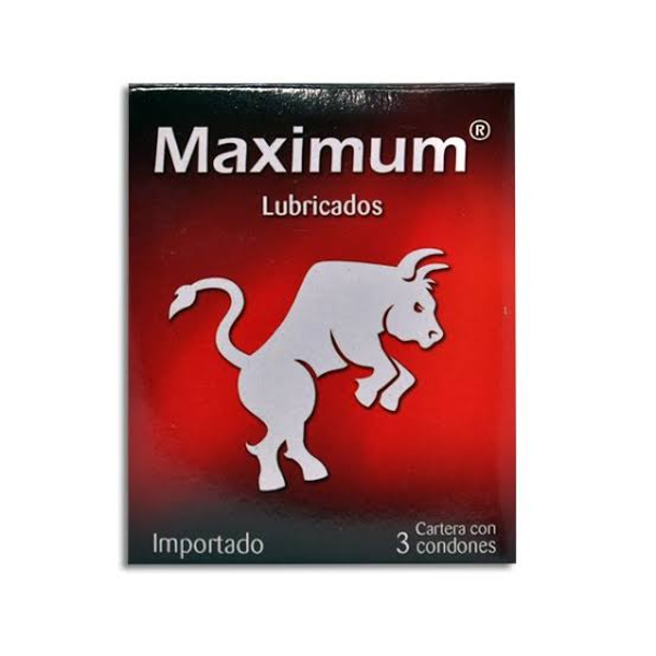 MAXIMUM PRESERVATIVOS DE LATEX NATURAL CON 3 CONDONES