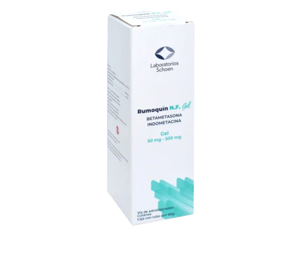RUMOQUIN N.F. GEL (INDOMETACINA/BETAMETASONA 50MG-500MG)