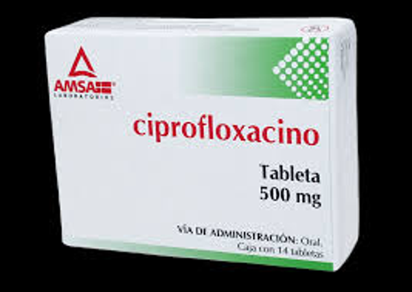 CIPROFLOXACINO 500.00 MG TABS. C/14 AMSA