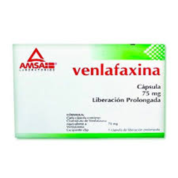 VENLAFAXINA 75.00 MG CAPS. C/20 AMSA