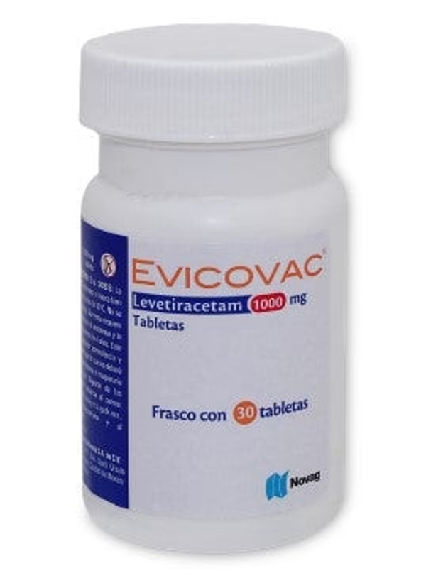 EVICOVAC TABS (LEVETIRACETAM 1000.00 MG) C/10