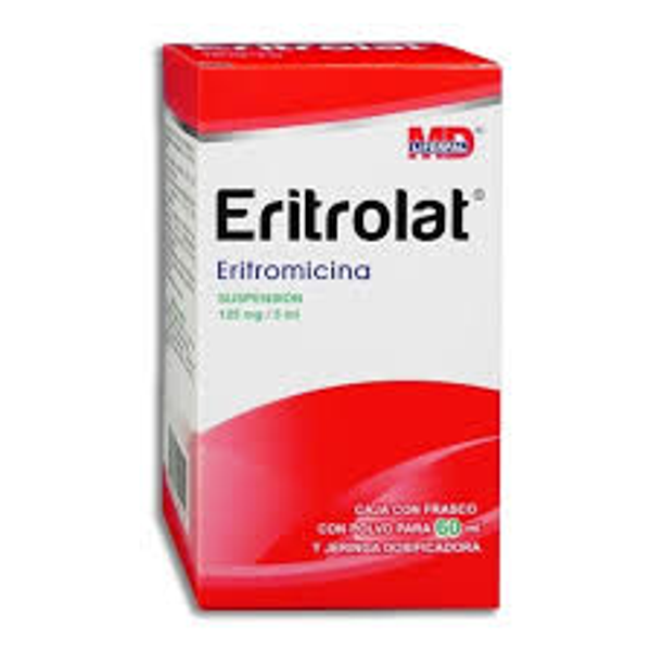 ERITROLAT ERITROMICINA SUSP. 125MG/5ML C/60ML