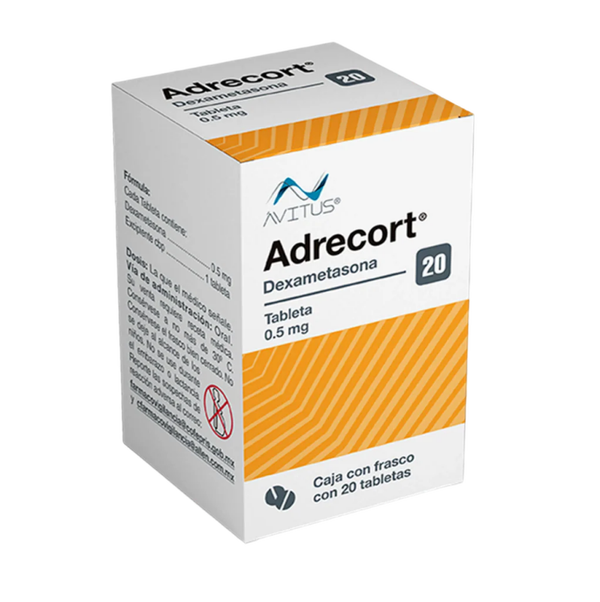 ADRECORT C/20 TABS DEXAMETASONA 0.50 MG