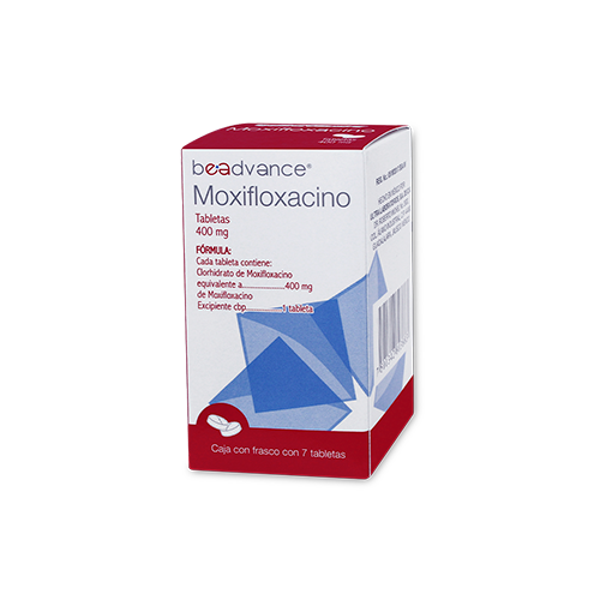 MOXIFLOXACINO 400.00 MG TABS BEADVANCE