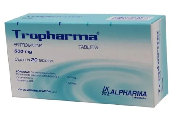 TROPHARMA (ERITROMICINA 500.00 MG)