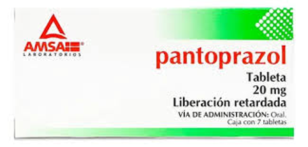 PANTOPRAZOL 20.00 MG AMSA
