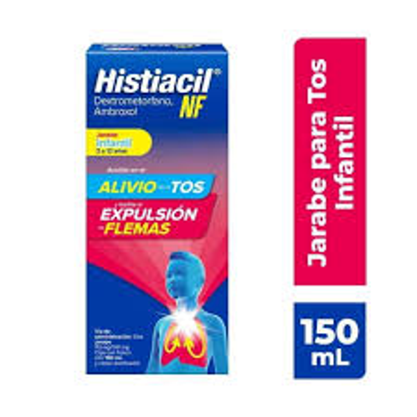 HISTIACIL NF JARABE INF. DEXTROMETORFANO/AMBROXOL 113MG/150MG