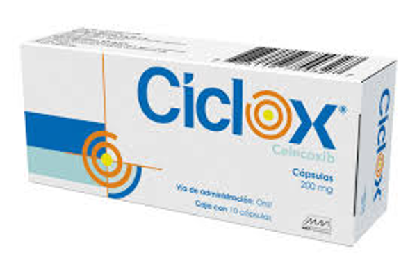 CICLOX CELECOXIB 200.00 MG CAPS. C/110