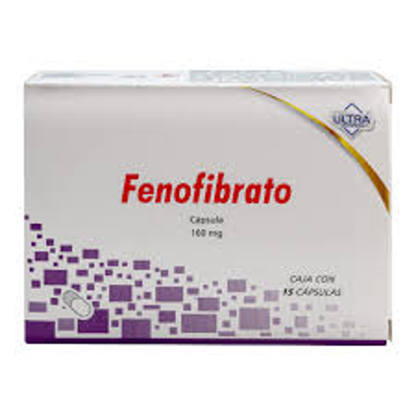 FENOFIBRATO 160.00 MG CAPS. C/15 ULTRA