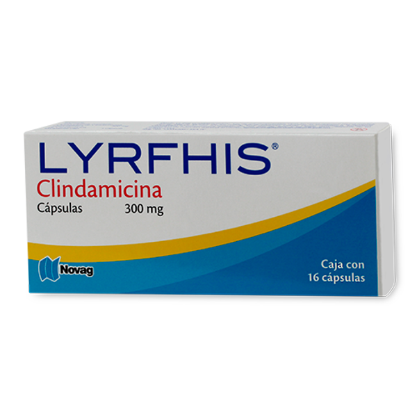 LYRFHIS CAPS (CLINDAMICINA 300.00 MG) C/16