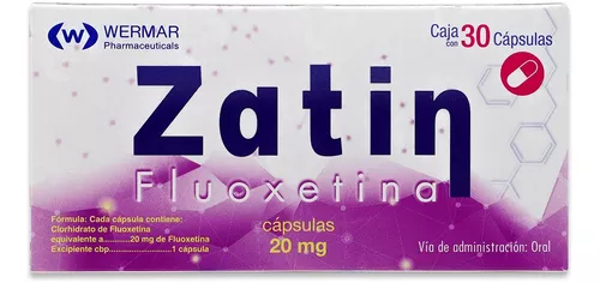 ZATIN FLUOXETINA 20.00 MG CAPS. C/30