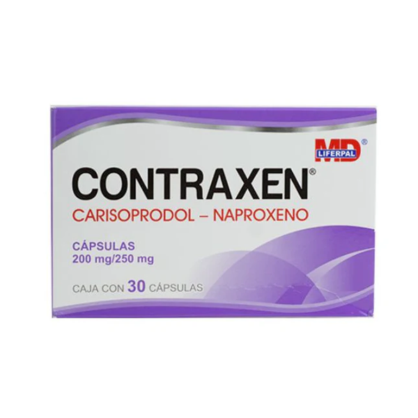 CONTRAXEN CAPS (NAPROXENO 250.00 MG CARISOPRODOL 200.00 MG)