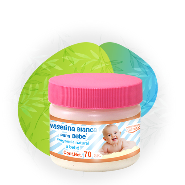 VASELINA BLANCA PARA BEBE 70GR SANAX