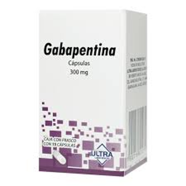 GABAPENTINA 300 MG C/15 CAPSULAS ULTRA