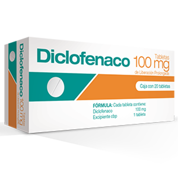 DICLOFENACO 100MG CC/20 20 TABS.ULTR