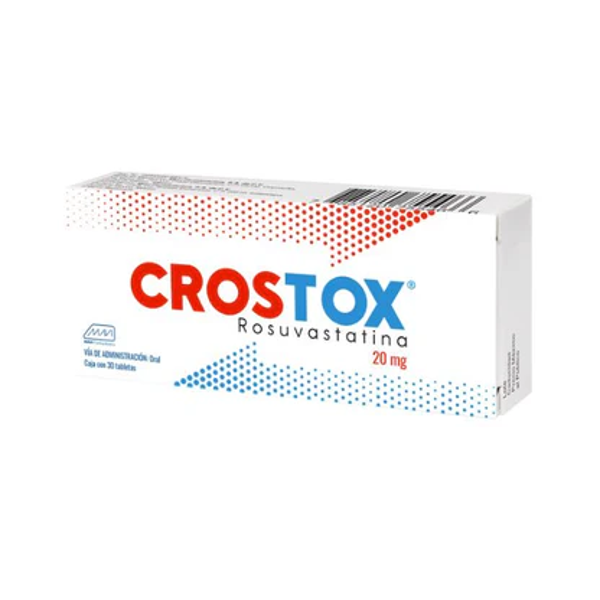 CROSTOX 20MG TABS (ROSUVASTATINA)